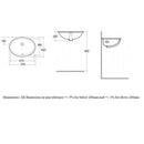 RAK Ceramics Rosa 570x420mm Under Countertop Basin ROSAVB57