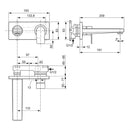 Ideal Standad Retail Edge Trim Only Wall Mounted Single Lever Basin Mixer A7116AA