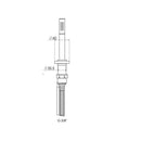 JTP Round Extractable Overflow Waste Drainer Single Function Shower Handset - Chrome