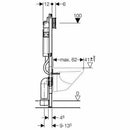 Geberit Duofix Up320 1.12m Sigma20 Cistern Matt Black Wall Hung Concealed Wc Toilet Frame Set 111.383.00.3  + 115.882.16.1