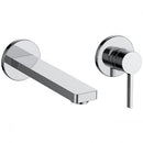 JTP Hugo 2 Hole Wall Mounted Basin Mixer Tap - Chrome