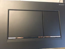 GEBERIT SIGMA30 DUAL FLUSH PLATE BLACK MATT/BRIGHT CHROME FOR SIGMA CISTERN