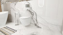 RIMLESS TOILET WALL HUNG PAN SEAT GROHE WC FRAME BATHROOM SET