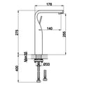 JTP Curve Single Lever Basin Mixer Tap Without pop-up waste - Chrome