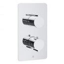 JTP Curve 1 Outlet Thermostatic Concealed Shower Valve - Chrome