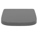 Ideal Standard I.life B Closed Coupled Open Toilet Bowl Toilet Seat & Cover Soft Close - Gloss Grey T461258 + E247958 + T468358