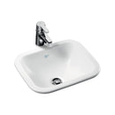 Ideal Standard Concept Cube 420mm Countertop Basin 1 Tap Hole - White E502701