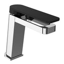 JTP Axel Single Lever Basin Mixer Tap - Chrome/Matt Black 74001MBH
