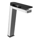 JTP Axel Tall Basin Mixer Tap - Chrome/Matt Black 74009MBH