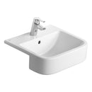 Ideal Standard Create 500mm Semi-Recessed Countertop Basin 1 Tap Hole - White E310201