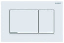 Geberit Duofix Up320 1.12m Sigma Cistern Concealed Wc Toilet Frame White Matt Coated Easy-to-clean Coated Gloss Chrome-plated Fluah Plate 111.383.00.3 + 115.883.JT.1