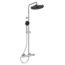 Ideal Standard Ceratherm T25+ Thermostatic Shower System with 260mm 2 Function Showerhead 100mm 2 Function Handspray and 1.75m idealflex Hose - Chrome A7211AA