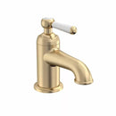 Tavistock Lansdown Mini Mono Basin Mixer W Click Waste Traditional Brushed Brass TLD2604