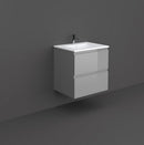 RAK Ceramics Joy 600x610x460mm Wall Hung Vanity Unit With Basin Urban Grey JOYWH060UGY + JOYDI06101WH