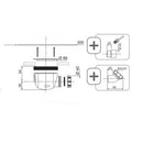 TM 25 slim design rectangle shower tray 25mm stone resin linear drain free waste