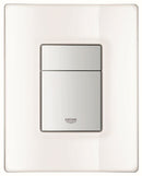 Grohe Concealed Wc Toilet Cistern Frame With Skate Glass Moon White Flush Plate 38845LS0