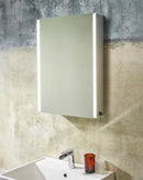 Tavistock Sleek Illuminated Single Door 490mm X 650mm Mirror Cabinet with Charging Socket SL44AL