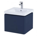 RAK-Resort 500 Single Drawer With Basin Unit in Matt Denim Blue RAKRSTWBU50604 + RST50BAS1