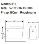 Rimless Square Wall Hung Toilet Pan Grohe Wc Frame 38772001 Radid Sl Chrome Flush Plate 1.13