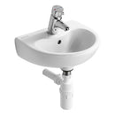 Armitage Shanks Contour 21 Schools 400mm Wall Hung Basin 1 Tap Hole S263501