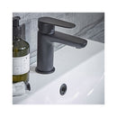 Tavistock Zero Deck Mounted 1 Tap Hole Basin Mixer With Click Waste - Matt Black TZE1103