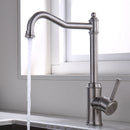 Retro Kitchen Traditional Mixer Tap Single Lever Swivel Spout