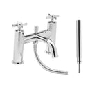 Tavistock Cheltenham 2 Tap Hole Deck Mounted Bath Shower Mixer - Chrome TCM42
