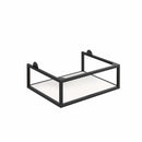 Anas 600x480x200mm Frame with Dual Colour Shelf - Black AMBIENCE-FRAME-60X48X20