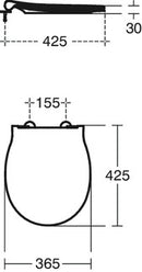 Armitage Shanks Contour 21+ Toilet Seat and Cover S067001