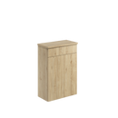 Anas Aubrey 505x800x255mm Floorstanding WC Unit Davos Oak AUBREY-500-WC-OAK