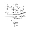 Grohe Concetto Basin Mixer Tap 1/2 S-size Chrome 2338010E
