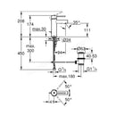 Grohe Essence Basin Mixer Tap 1/2 S-Size Chrome 32898001