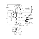 Grohe Essence Basin Mixer Tap 1/2 M-SIZE Chrome 23462001