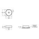 Ideal Standard Retail Strada II 450mm On Countertop Square Basin 0 Tap Holes - White E237901