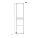 Anas Muro 300x1200x265mm Floorstanding Tall Boy Unit Gloss White MURO-TALLBOY-GWTE