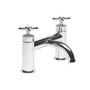 Tavistock Cheltenham 2 Tap Hole Deck Mounted Bath Filler - Chrome TCM32