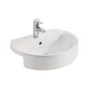 Ideal Standard Concept Sphere 550mm Semi Recessed Basin 1 Tap Hole - White E792101