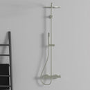 Ideal Standard T125 Exposed Thermostatic Shower System w/ Idealrain Round Rainshower; Idealrain 1 Function Stick Handspray & 1.75m Idealflex Hose - Chrome A7594AA