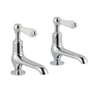 JTP Grosvenor Long Nose Lever Basin Taps Pair - Chrome