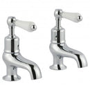 JTP Grosvenor Lever Bath Taps Pair - Chrome