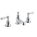 JTP Grosvenor 3 Hole Lever Deck Mounted Bath Filler Tap - Chrome