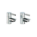 Tavistock Kinetic Deck Mounted 2 Tap Hole Basin Mixers (Pair) - Chrome TKN70