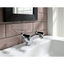 JTP Grosvenor Black Lever Basin Mixer Tap with Pop Up Waste - Chrome