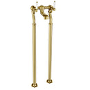 JTP Grosvenor Lever Freestanding Bath Filler Tap - Light Gold