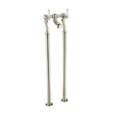JTP Grosvenor Lever Freestanding Bath Filler Tap - Nickel