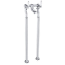 JTP Grosvenor Lever Freestanding Bath Filler Tap - Chrome