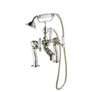 JTP Grosvenor Deck Mounted Lever Bath Filler Tap - Nickel