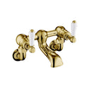 JTP Grosvenor Lever Wall Mounted Bath Filler Tap - Light Gold