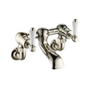 JTP Grosvenor Lever Wall Mounted Bath Filler Tap - Nickel
