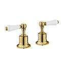 JTP Grosvenor Lever Panel Valves Pair - Antique Brass